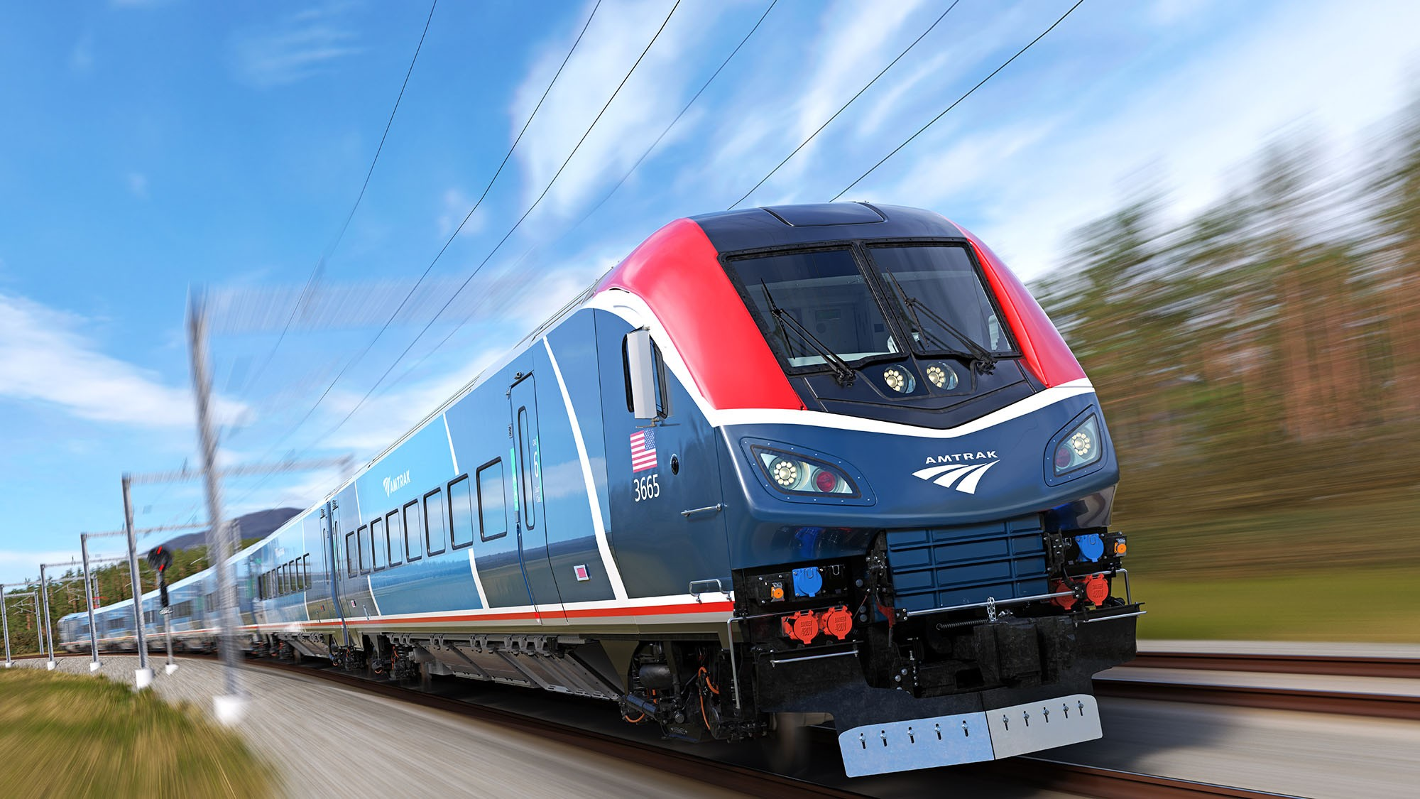 Amtrak train