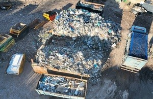 TONNES OF WASTE