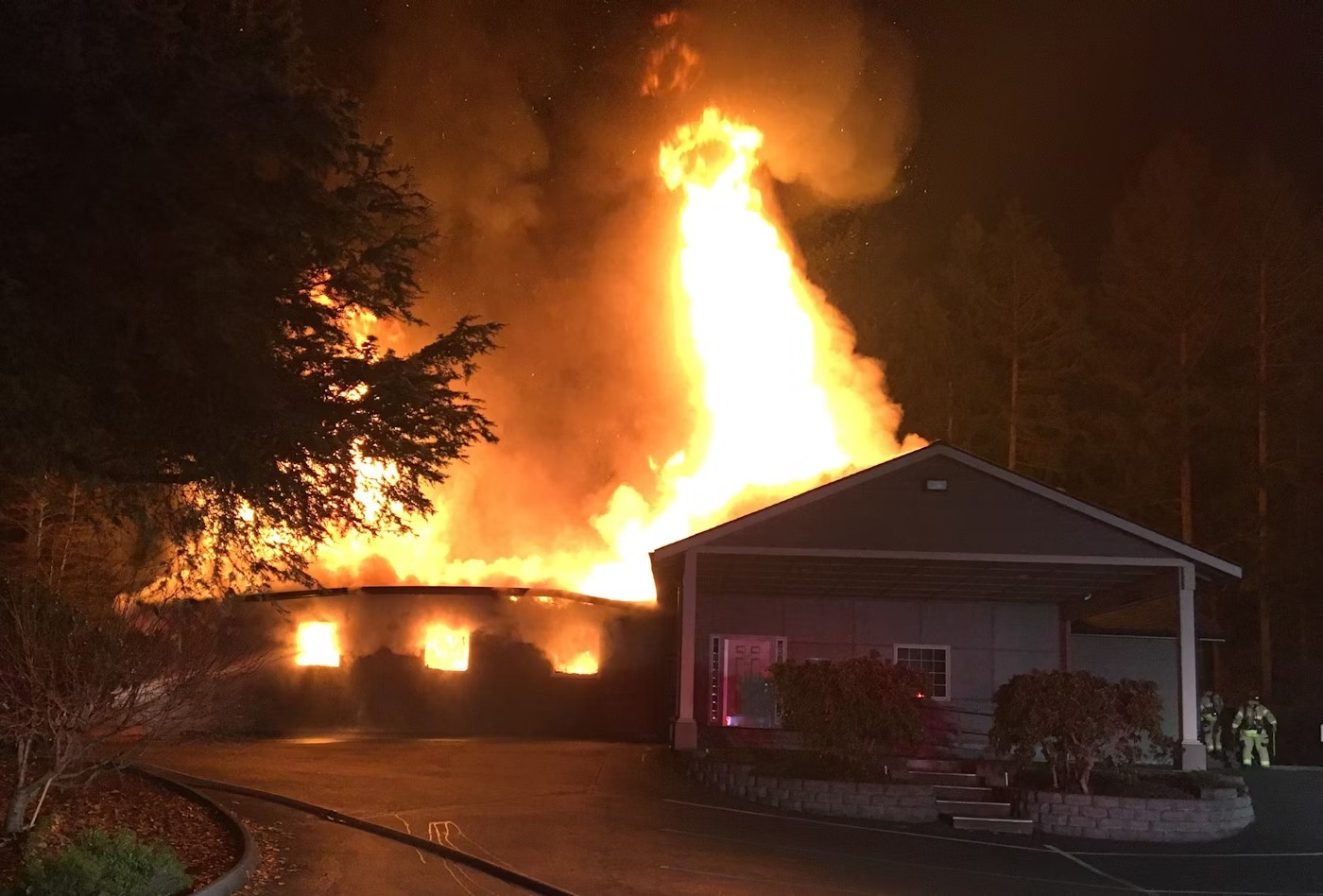 Kingdom Hall set alight